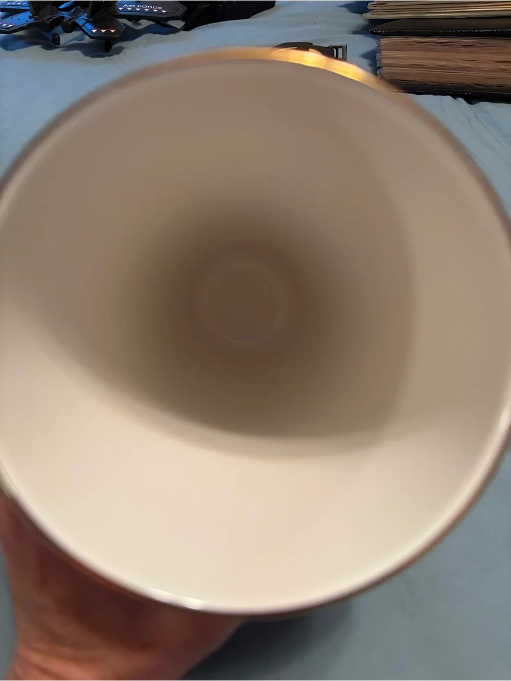 Decorative Kate spade Lenox Ceramic Vase with Black Floral Design